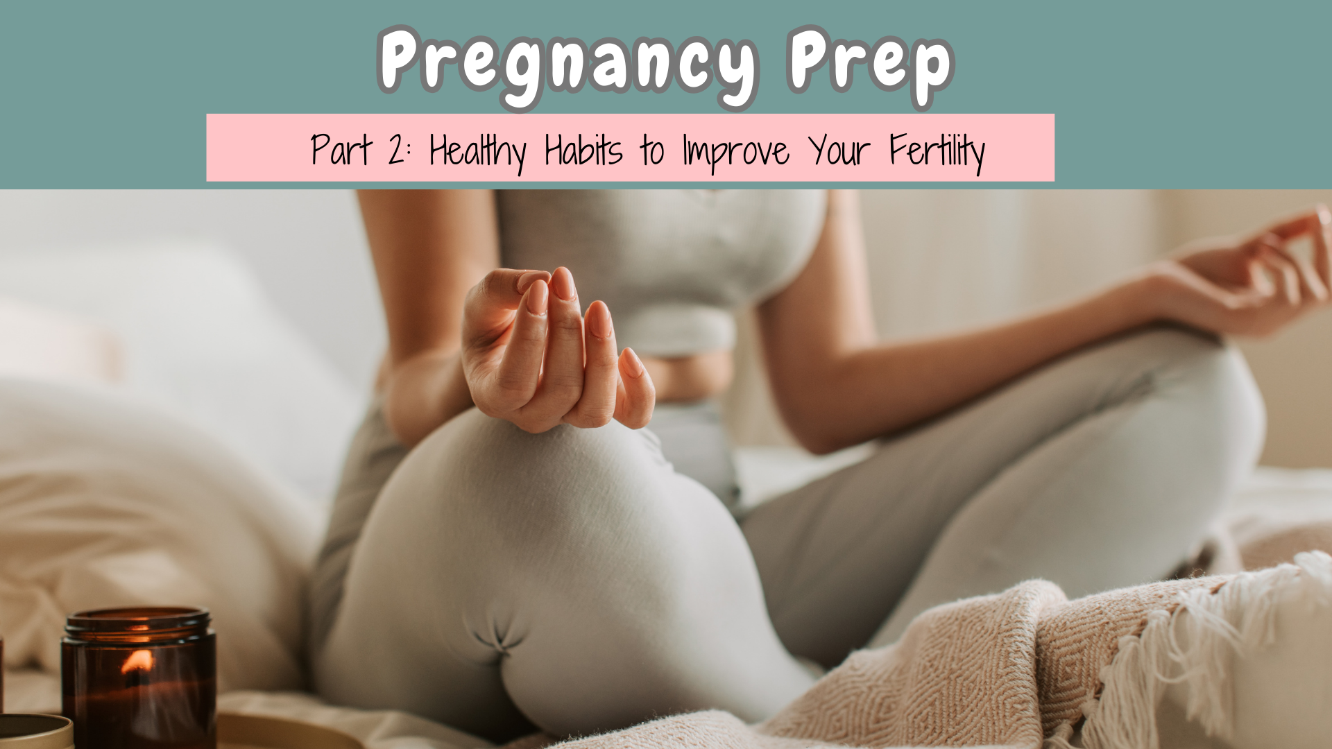 Woman sitting in Lotus Pose for relaxation